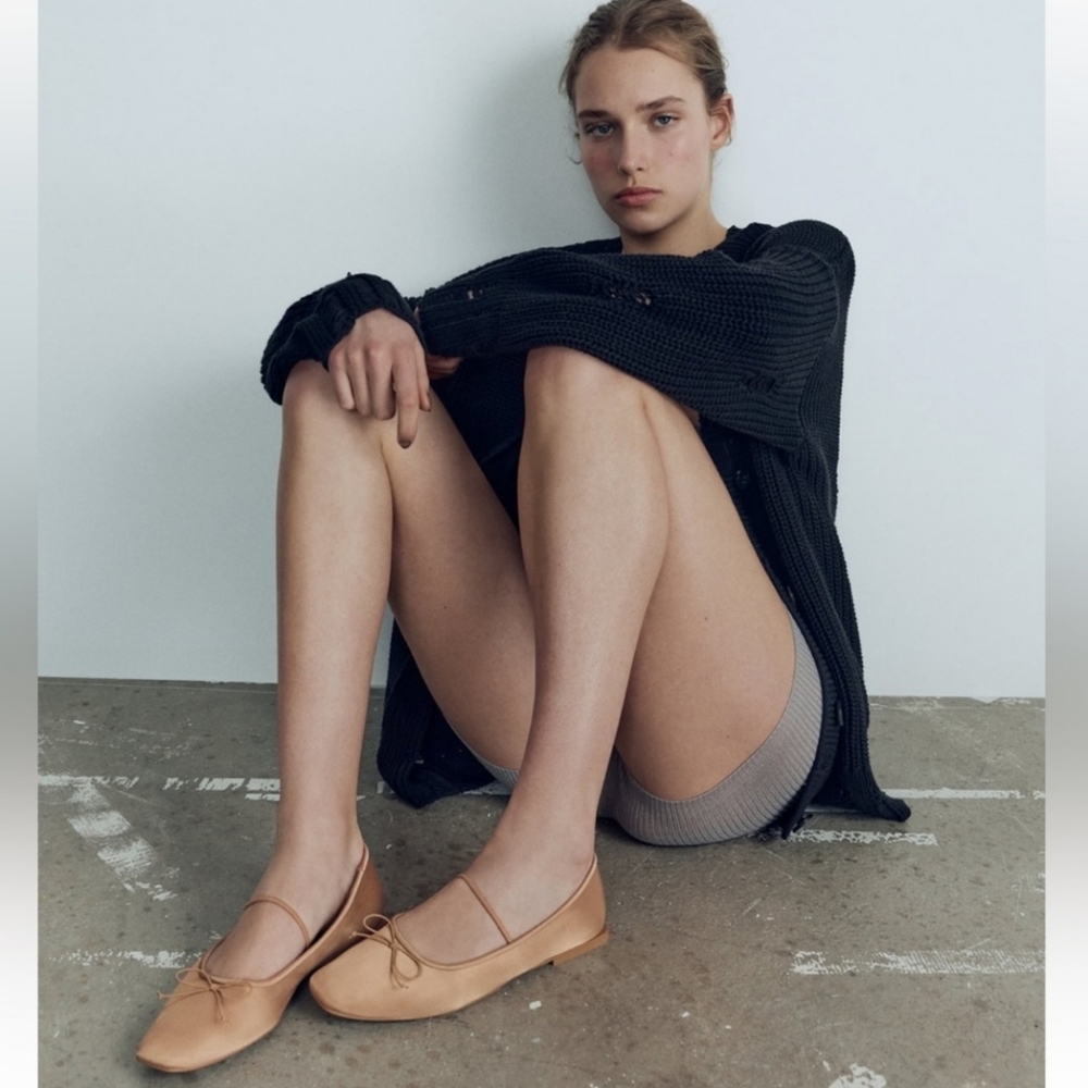 ZARA  ballet flat shoes